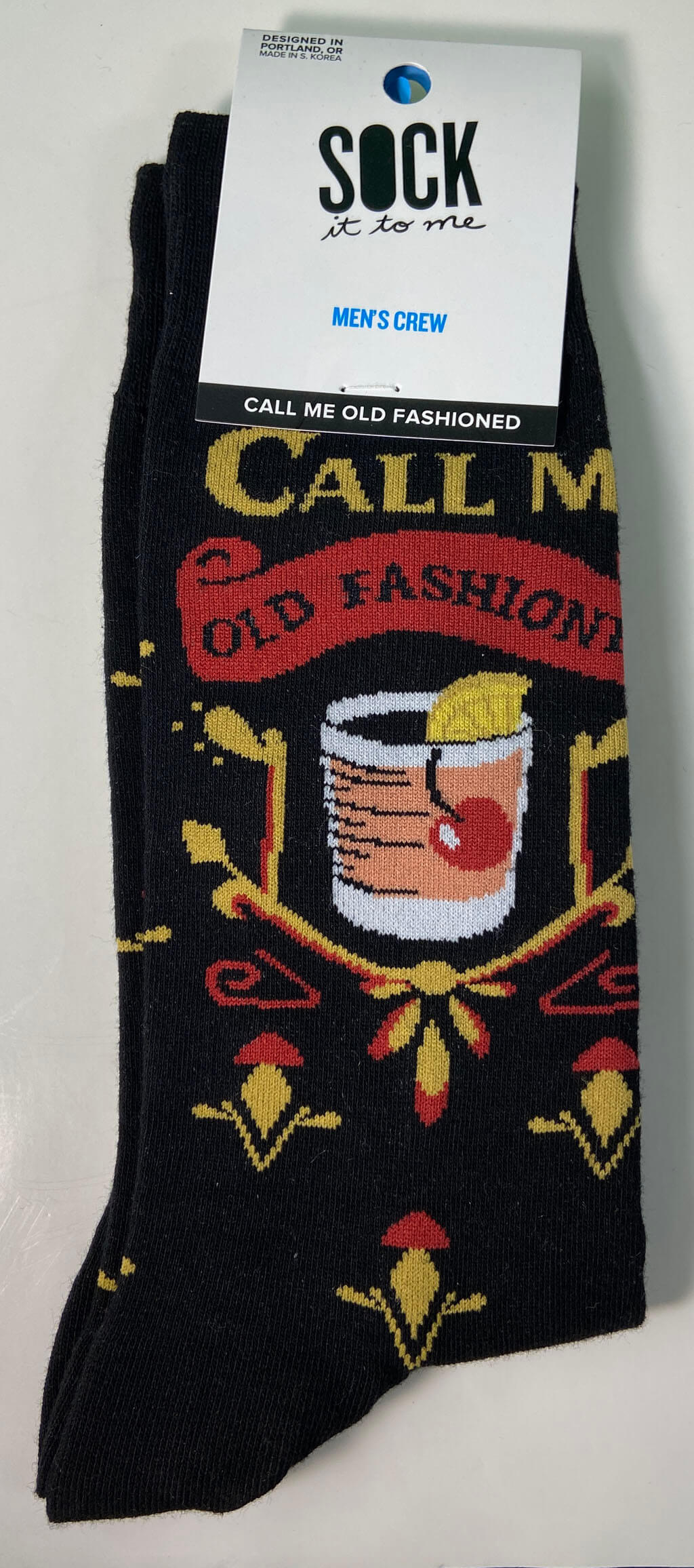 CALL ME OLD FASHIONED MEN'S CREW SOCKS - Rockin Rudy's